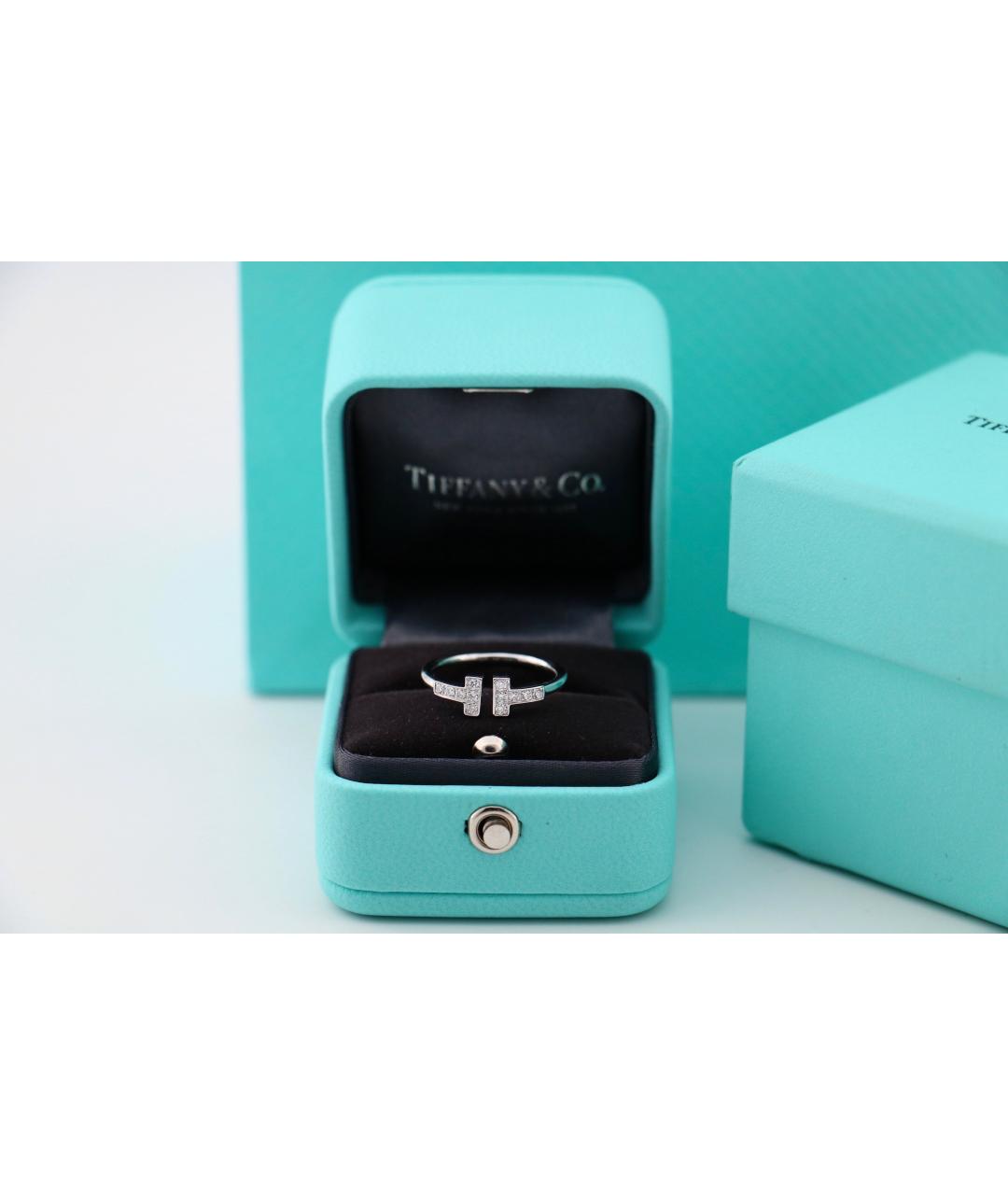 TIFFANY&CO Серебряное кольцо из белого золота, фото 7