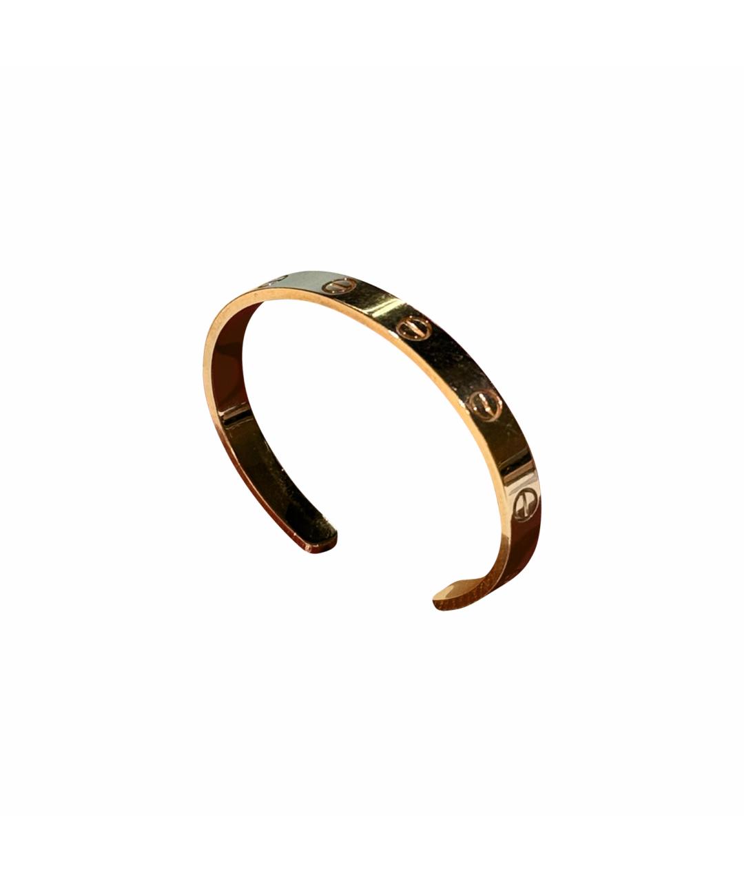 CARTIER Золотой браслет из розового золота, фото 1
