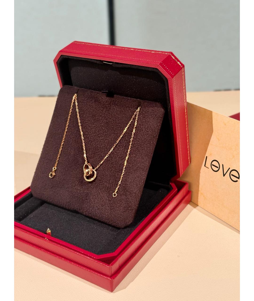 CARTIER Золотое колье из розового золота, фото 4