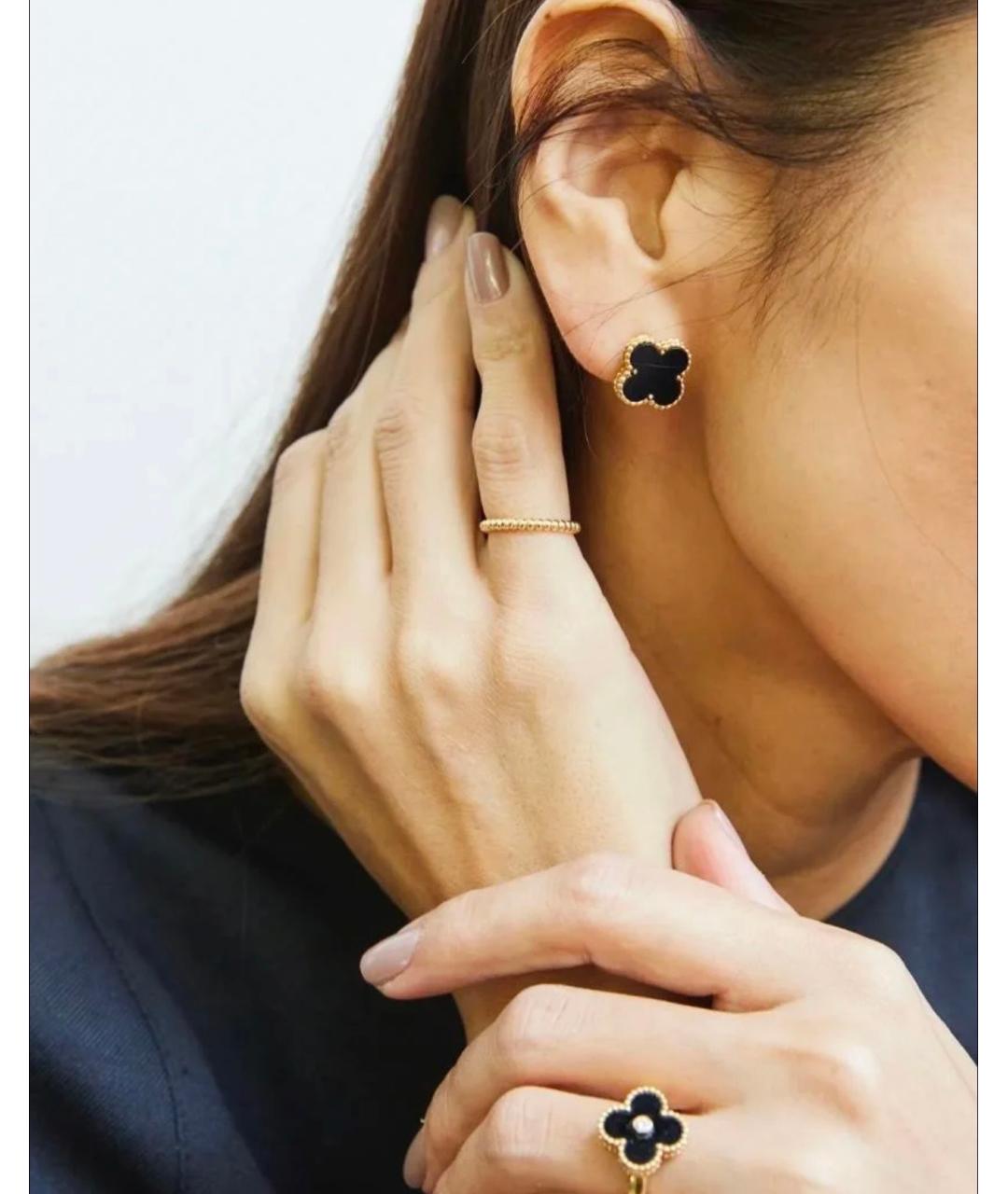 VAN CLEEF & ARPELS Золотые серьги из розового золота, фото 7