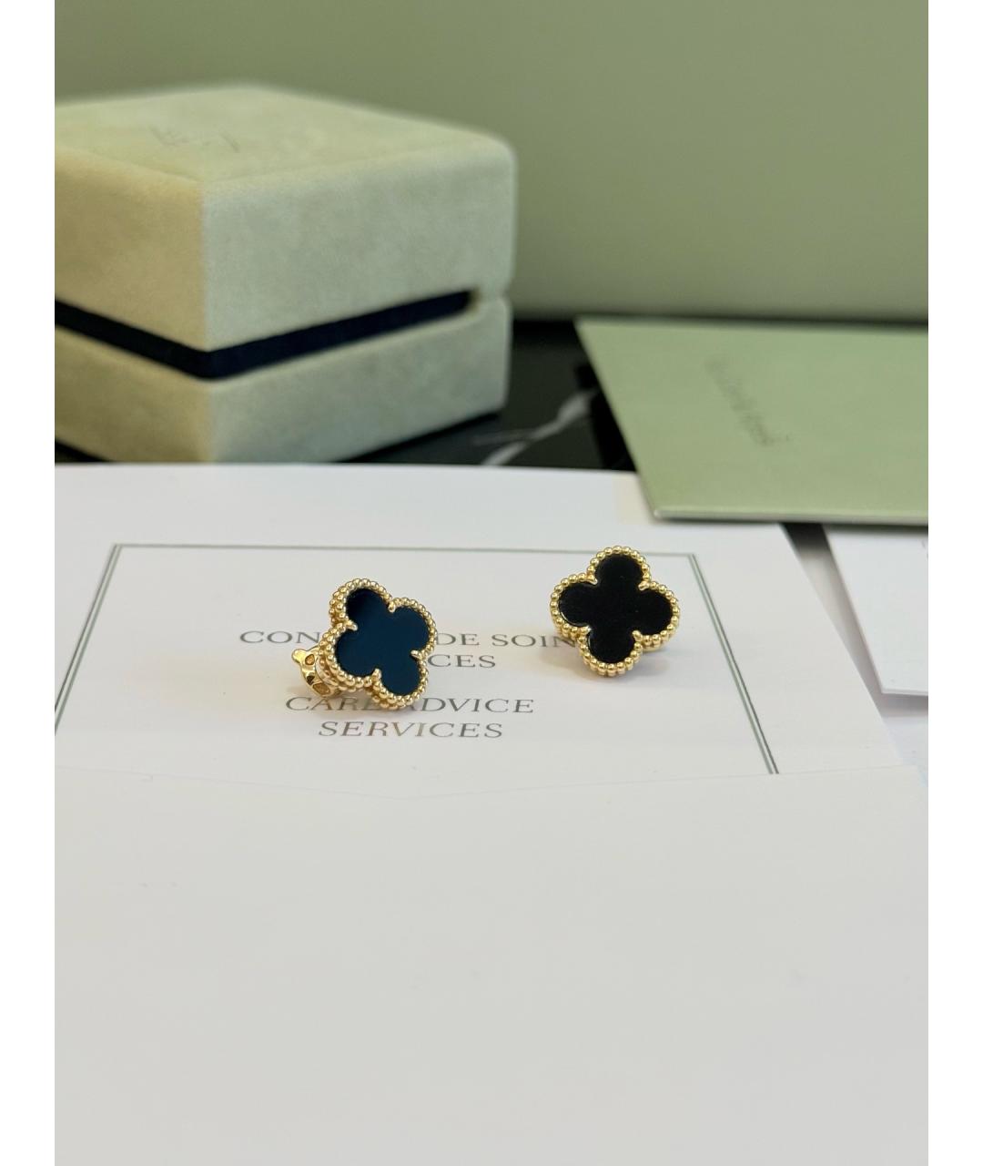 VAN CLEEF & ARPELS Золотые серьги из розового золота, фото 8