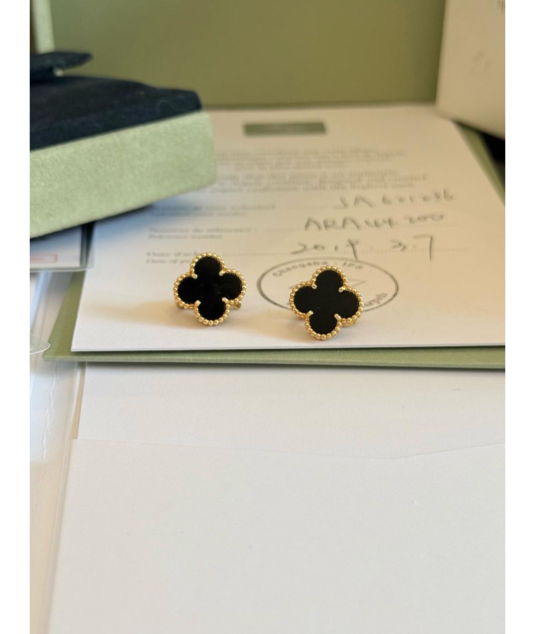 VAN CLEEF & ARPELS Золотые серьги из розового золота, фото 5