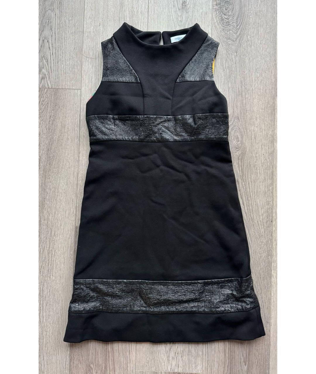 EMILIO PUCCI Черное хлопковое коктейльное платье, фото 9