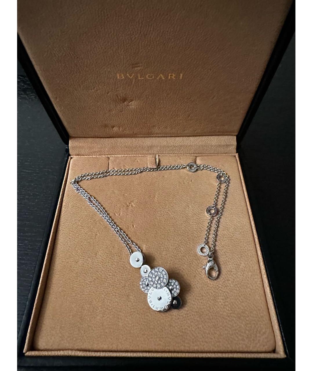 BVLGARI Белое колье из белого золота, фото 2