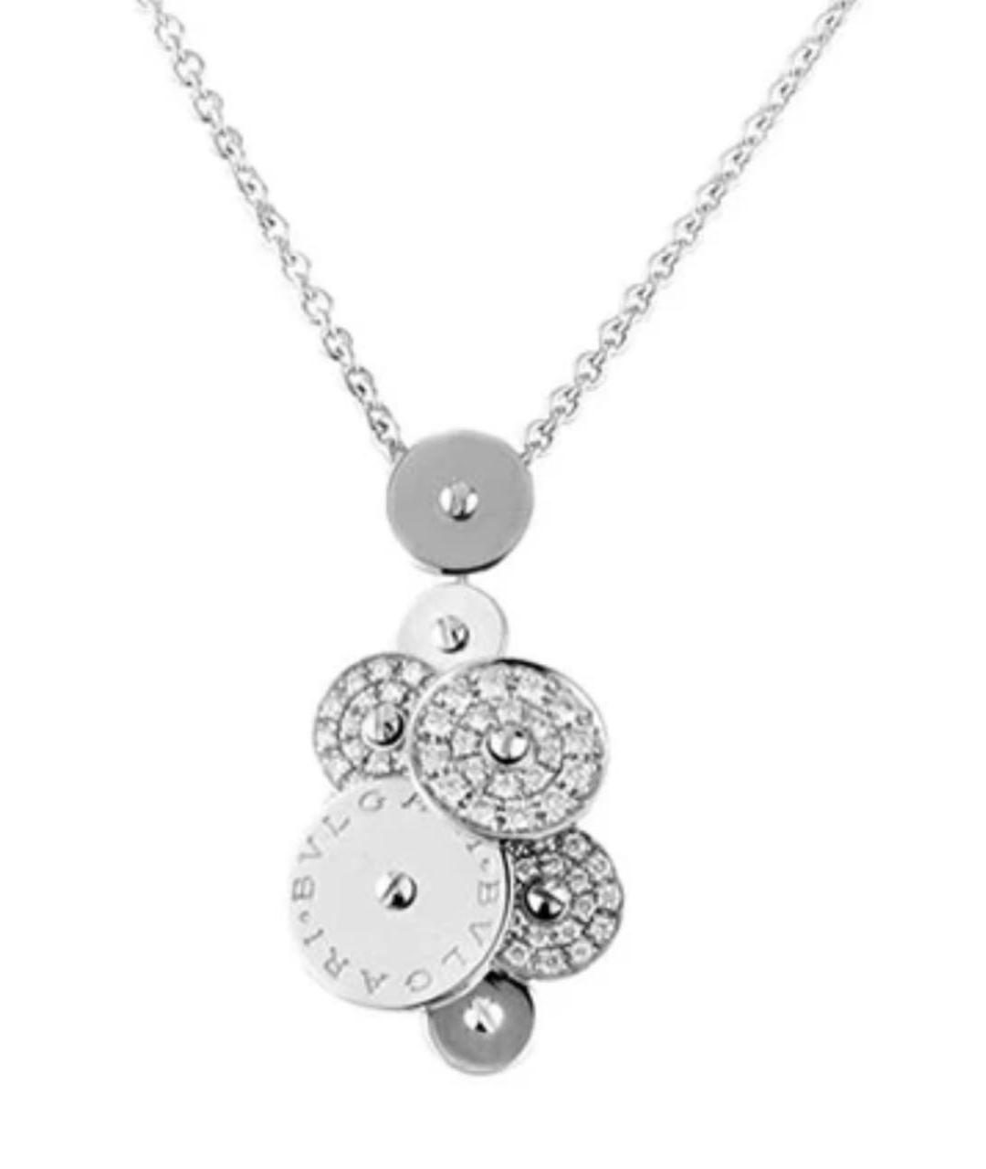 BVLGARI Белое колье из белого золота, фото 1