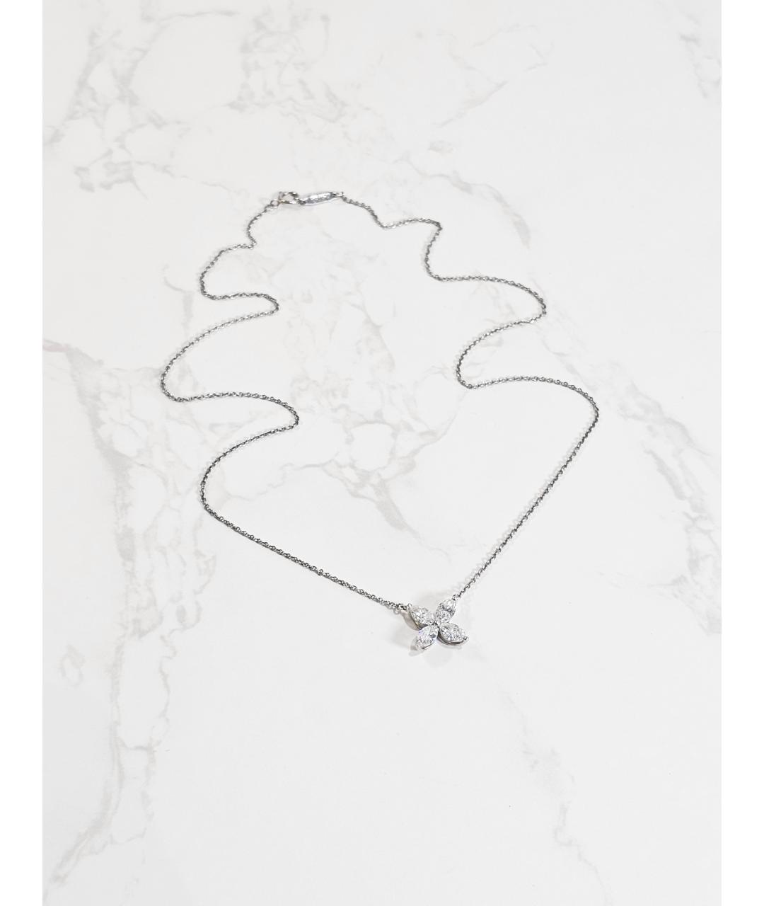 TIFFANY&CO Серебряное платиновое колье, фото 4