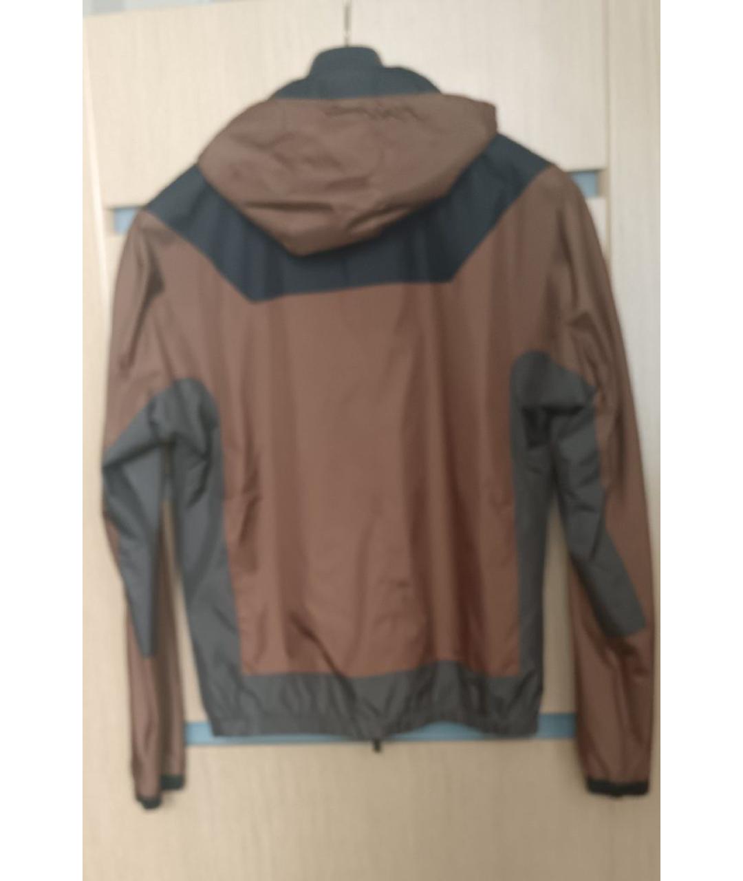 CORNELIANI Горчичная полиэстеровая куртка, фото 2