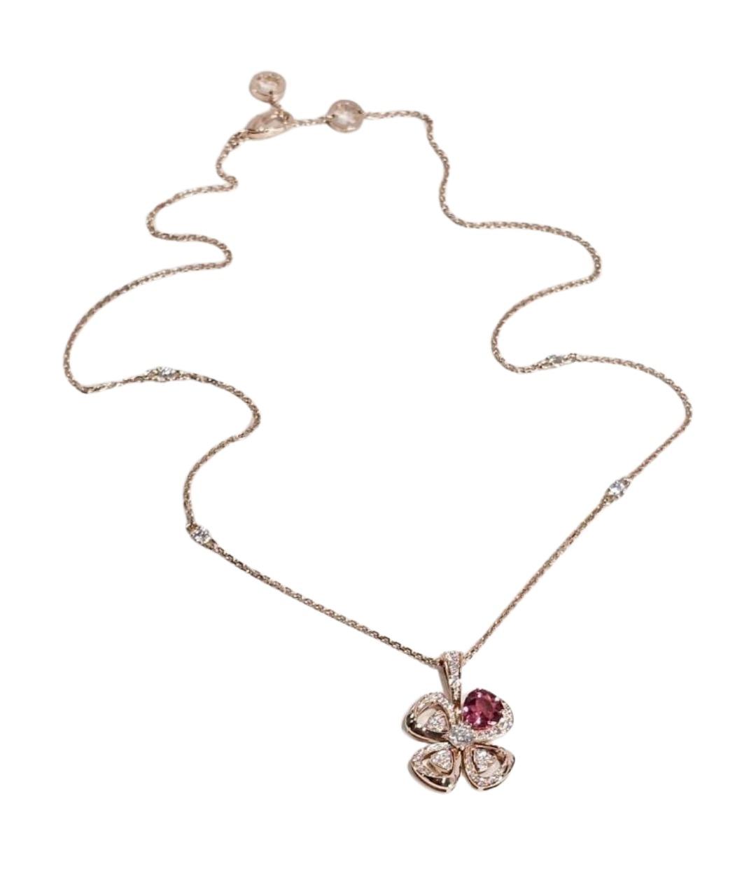 BVLGARI Золотая подвеска из розового золота, фото 1