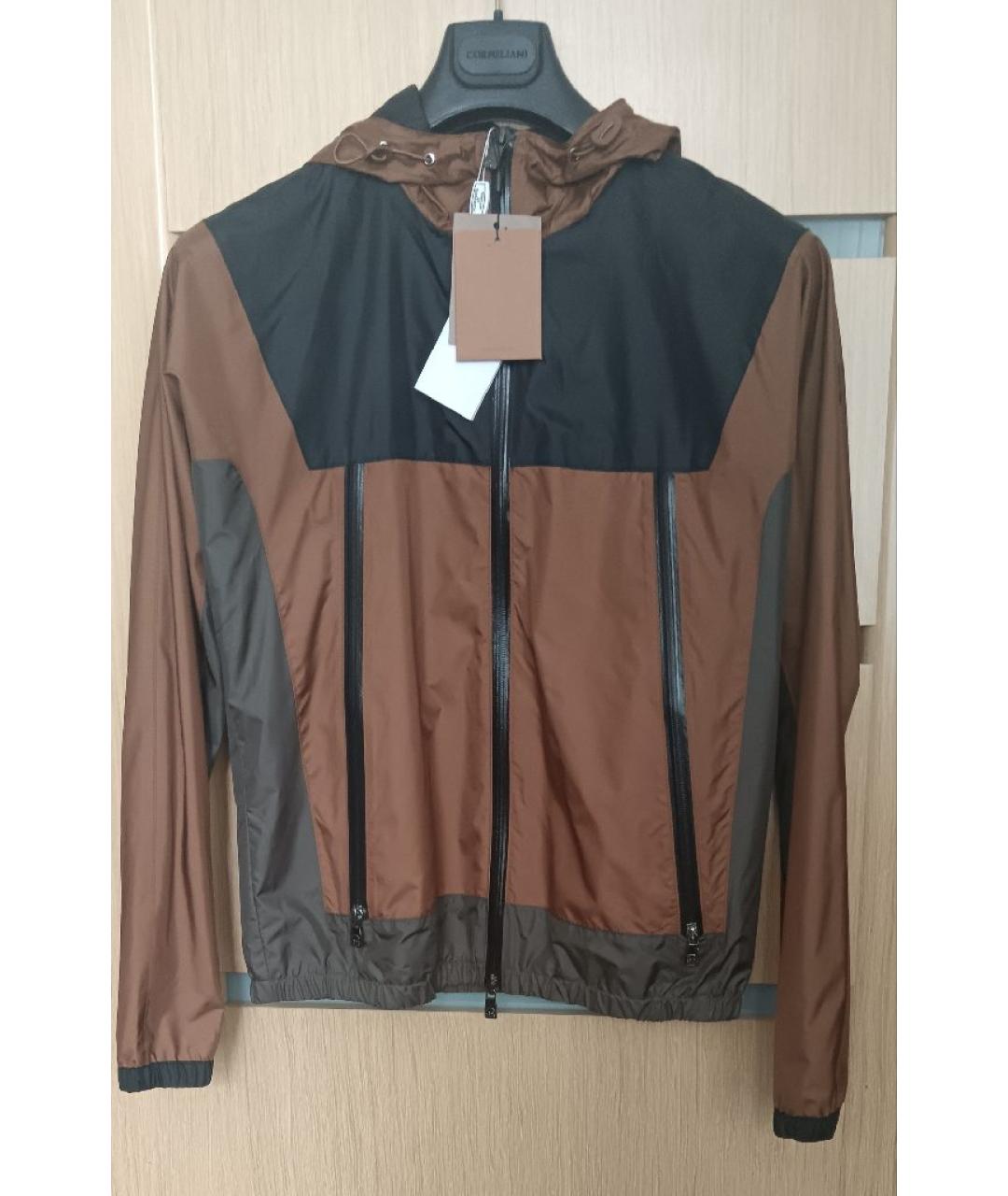 CORNELIANI Горчичная полиэстеровая куртка, фото 6