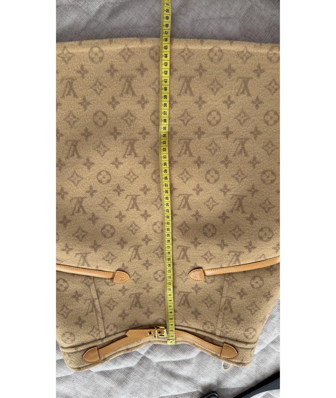 LOUIS VUITTON Коричневая шерстяная юбка мини, фото 7