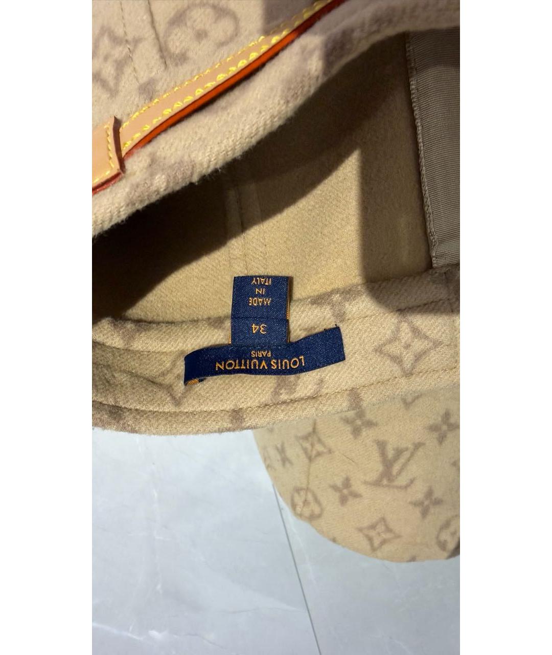 LOUIS VUITTON Коричневая шерстяная юбка мини, фото 4
