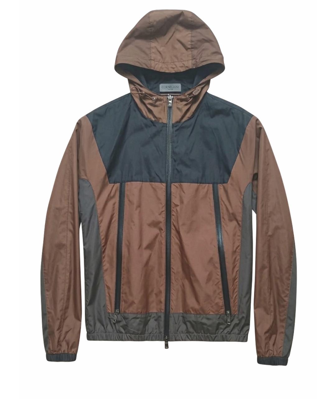 CORNELIANI Горчичная полиэстеровая куртка, фото 1