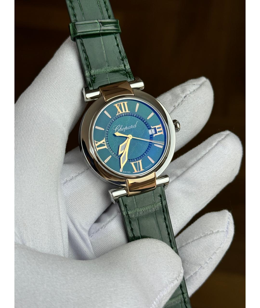 CHOPARD Зеленые часы, фото 3