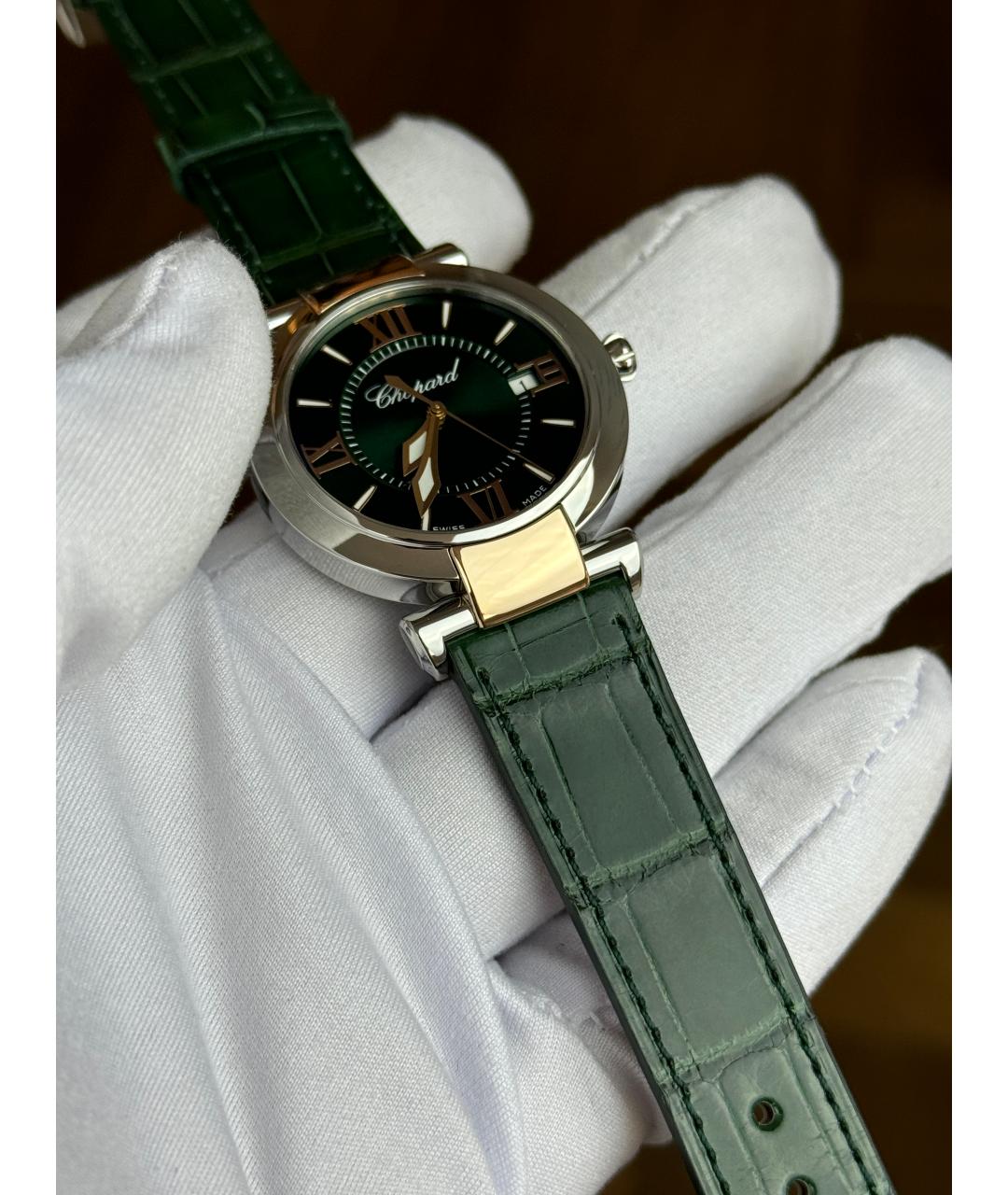 CHOPARD Зеленые часы, фото 6