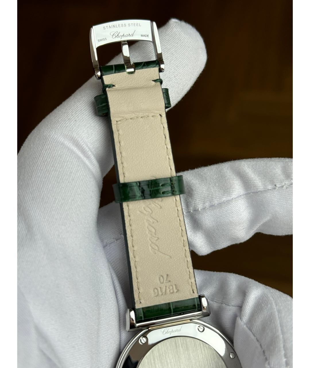 CHOPARD Зеленые часы, фото 8