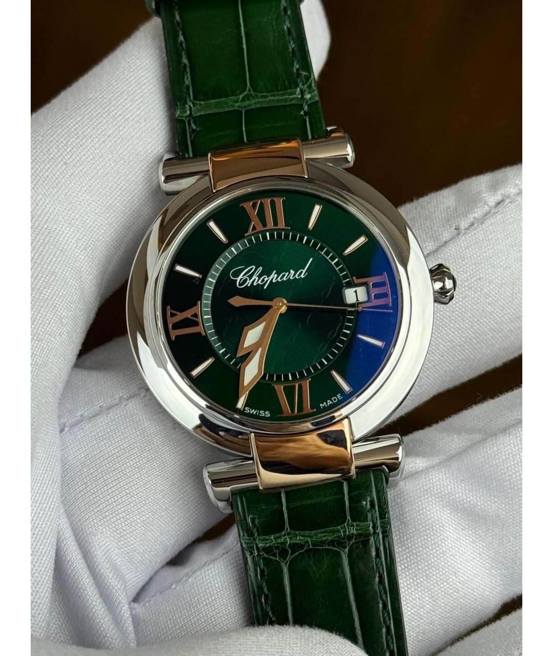 CHOPARD Зеленые часы, фото 2