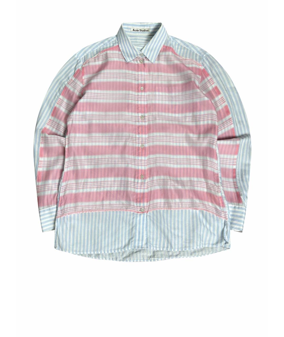 ACNE STUDIOS Розовая хлопковая рубашка, фото 1