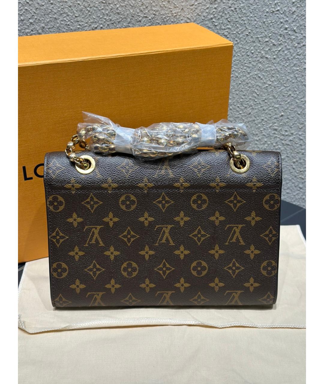 LOUIS VUITTON Коричневая сумка через плечо, фото 6