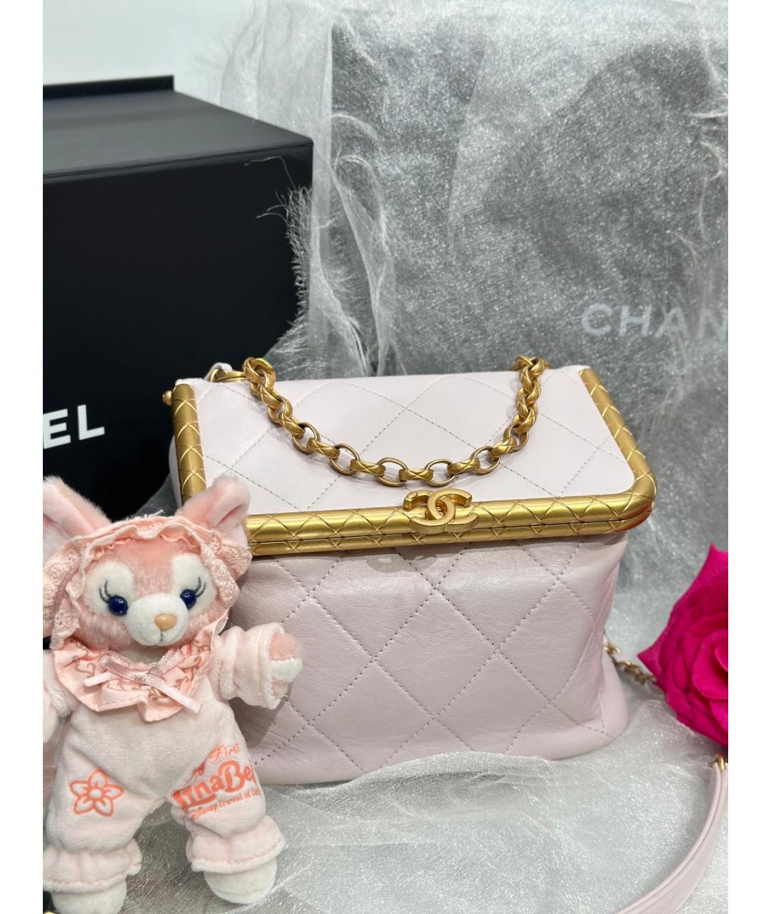 CHANEL Фиолетовая кожаная сумка тоут, фото 9