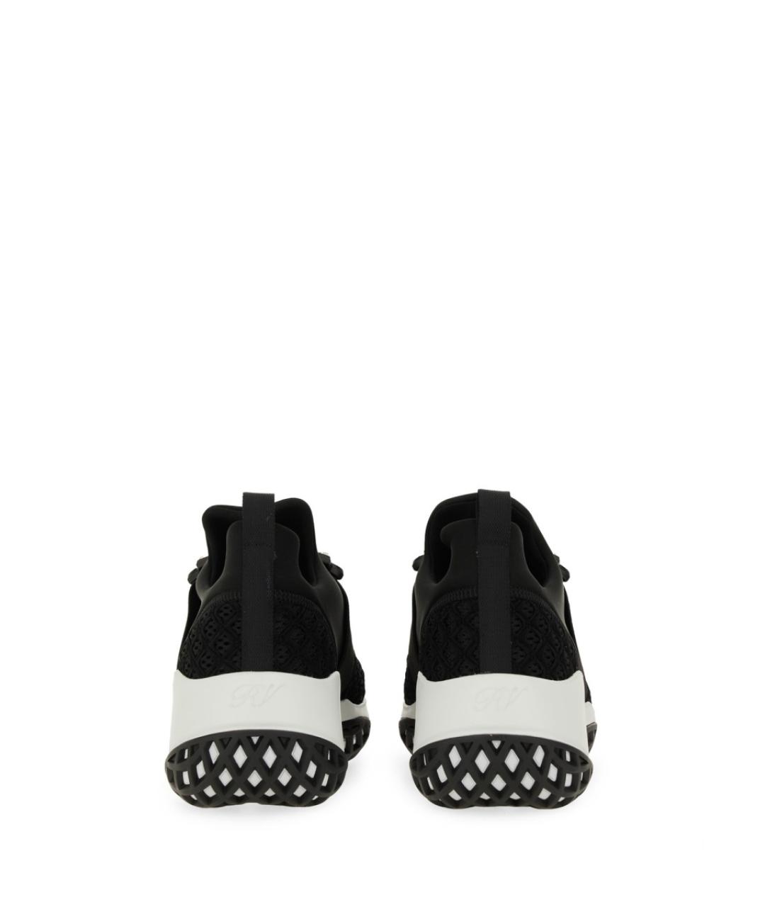 ROGER VIVIER Черные текстильные кроссовки, фото 4