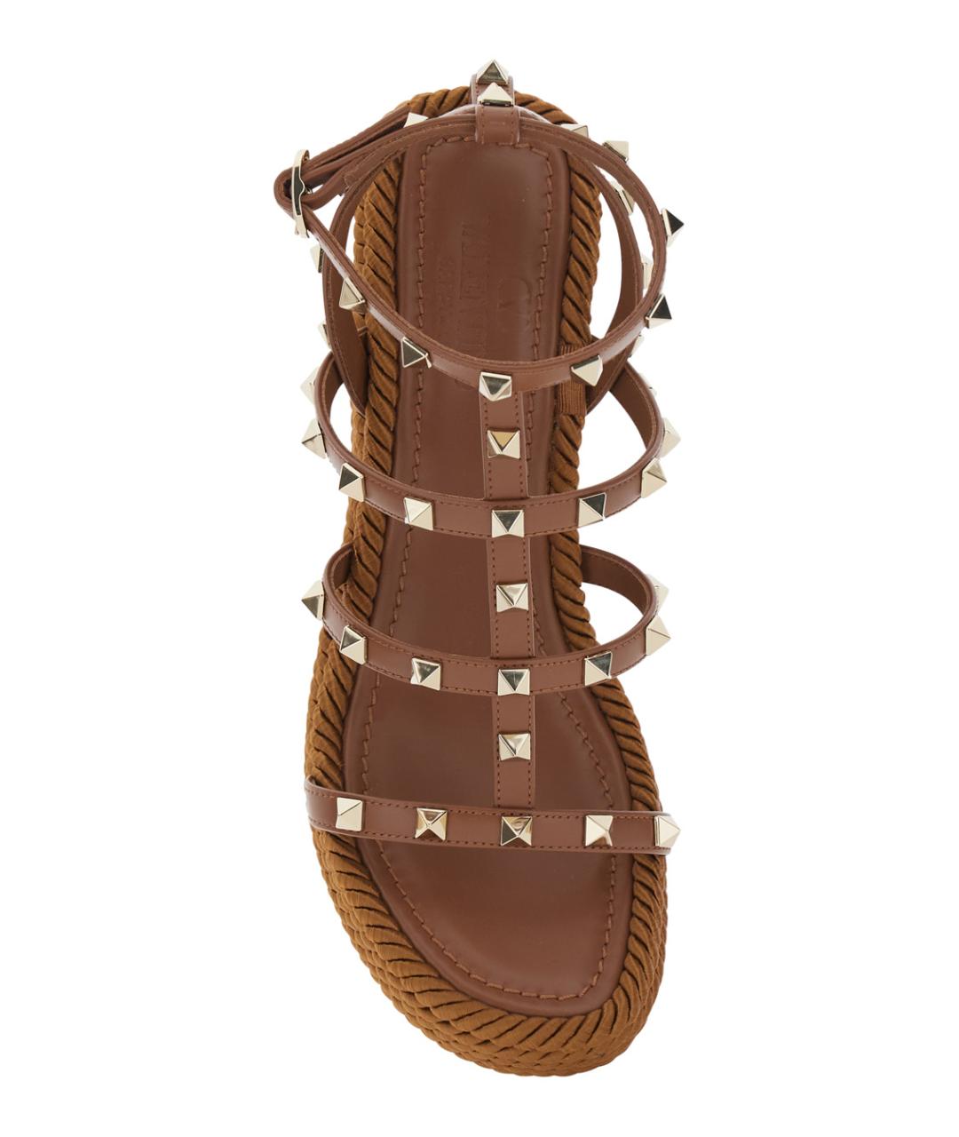 VALENTINO Коричневые босоножки, фото 4