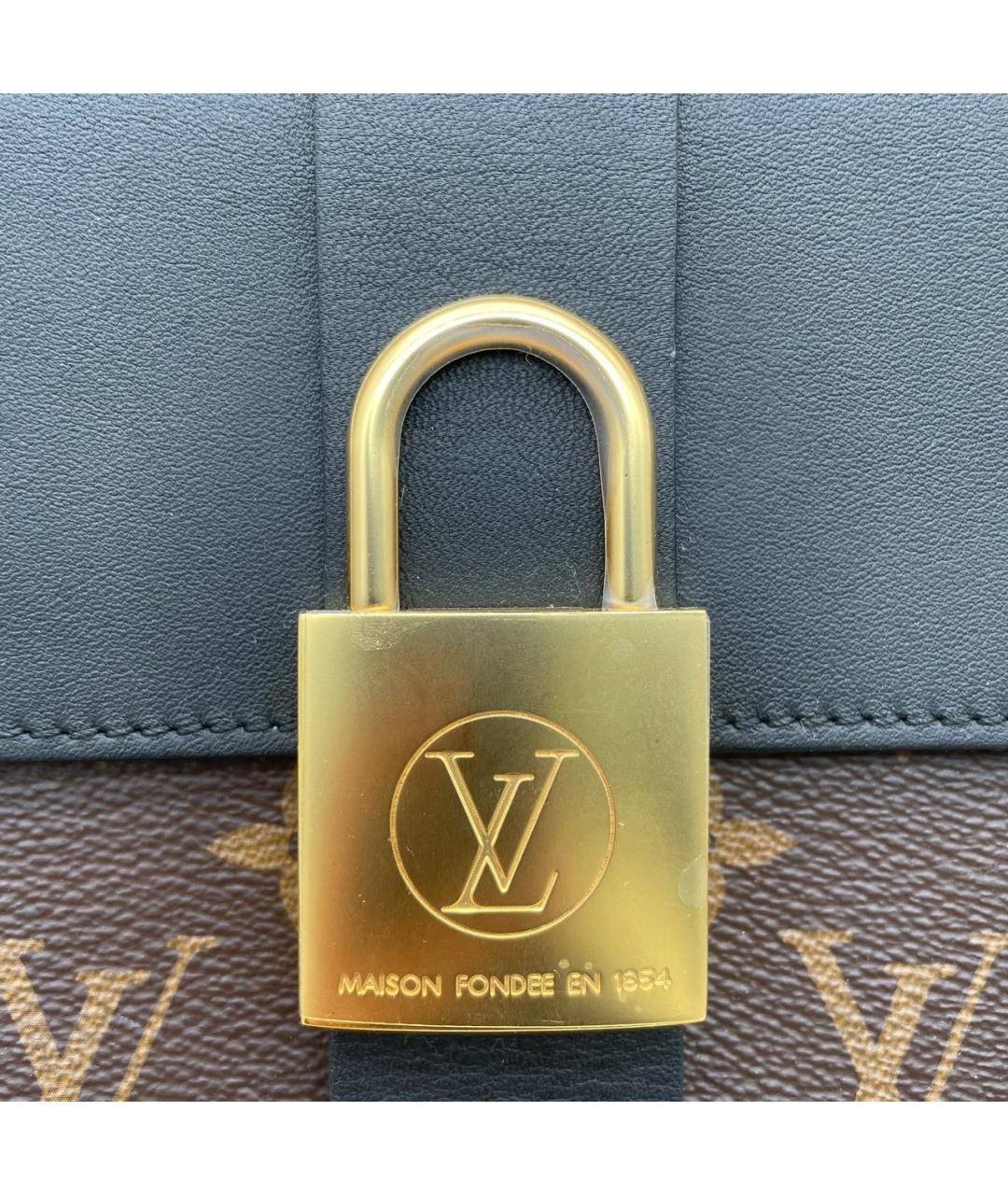 LOUIS VUITTON Коричневая сумка тоут из искусственной кожи, фото 2