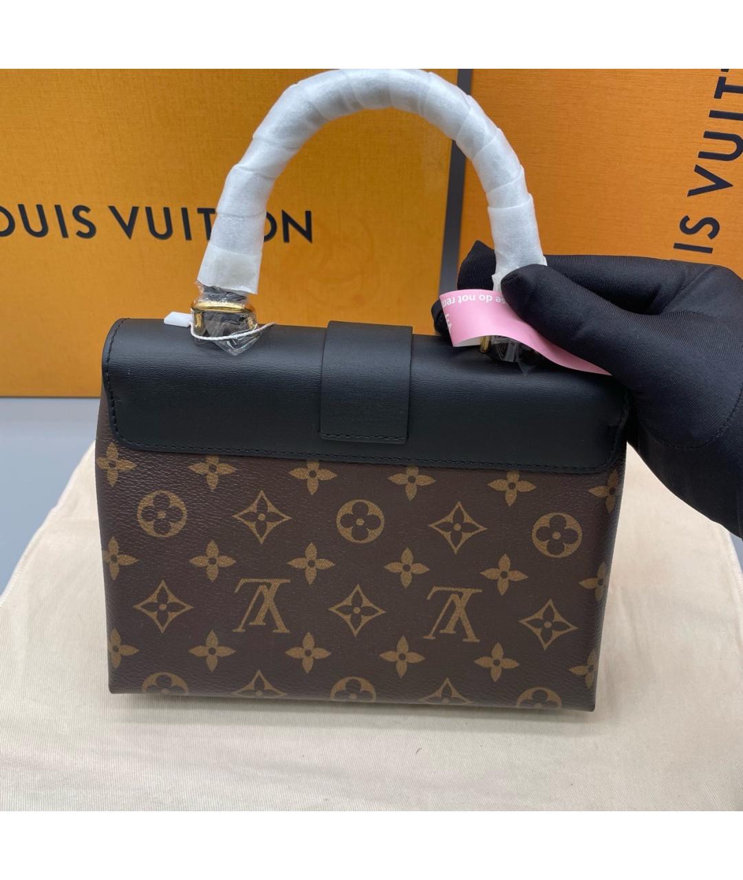 LOUIS VUITTON Коричневая сумка тоут из искусственной кожи, фото 4