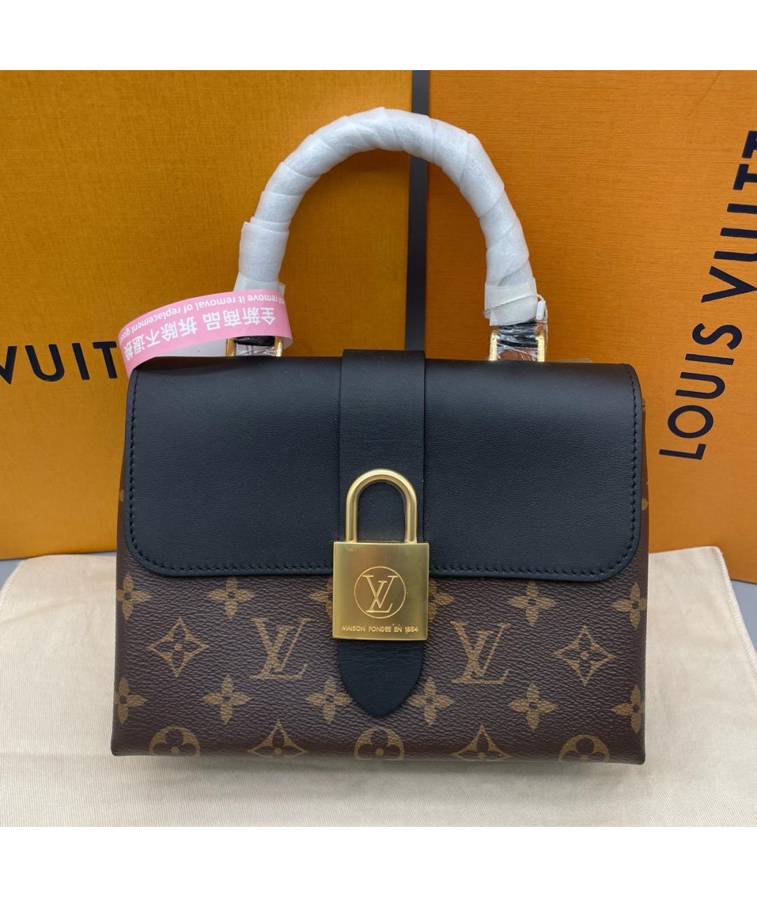 LOUIS VUITTON Коричневая сумка тоут из искусственной кожи, фото 7