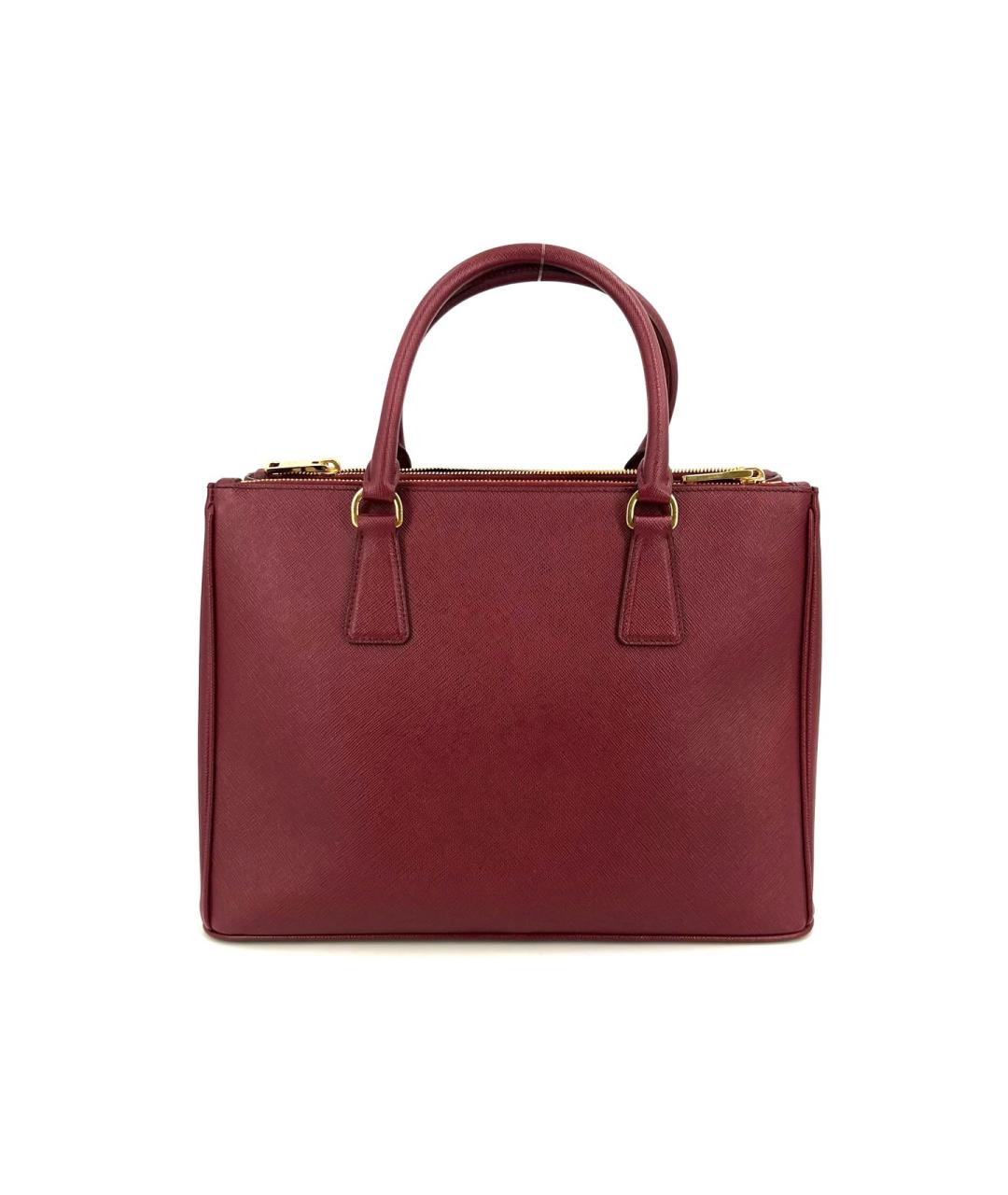 PRADA Красная кожаная сумка тоут, фото 5