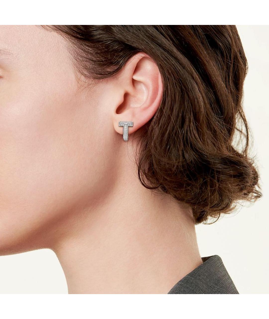 TIFFANY&CO Серьги из белого золота, фото 5