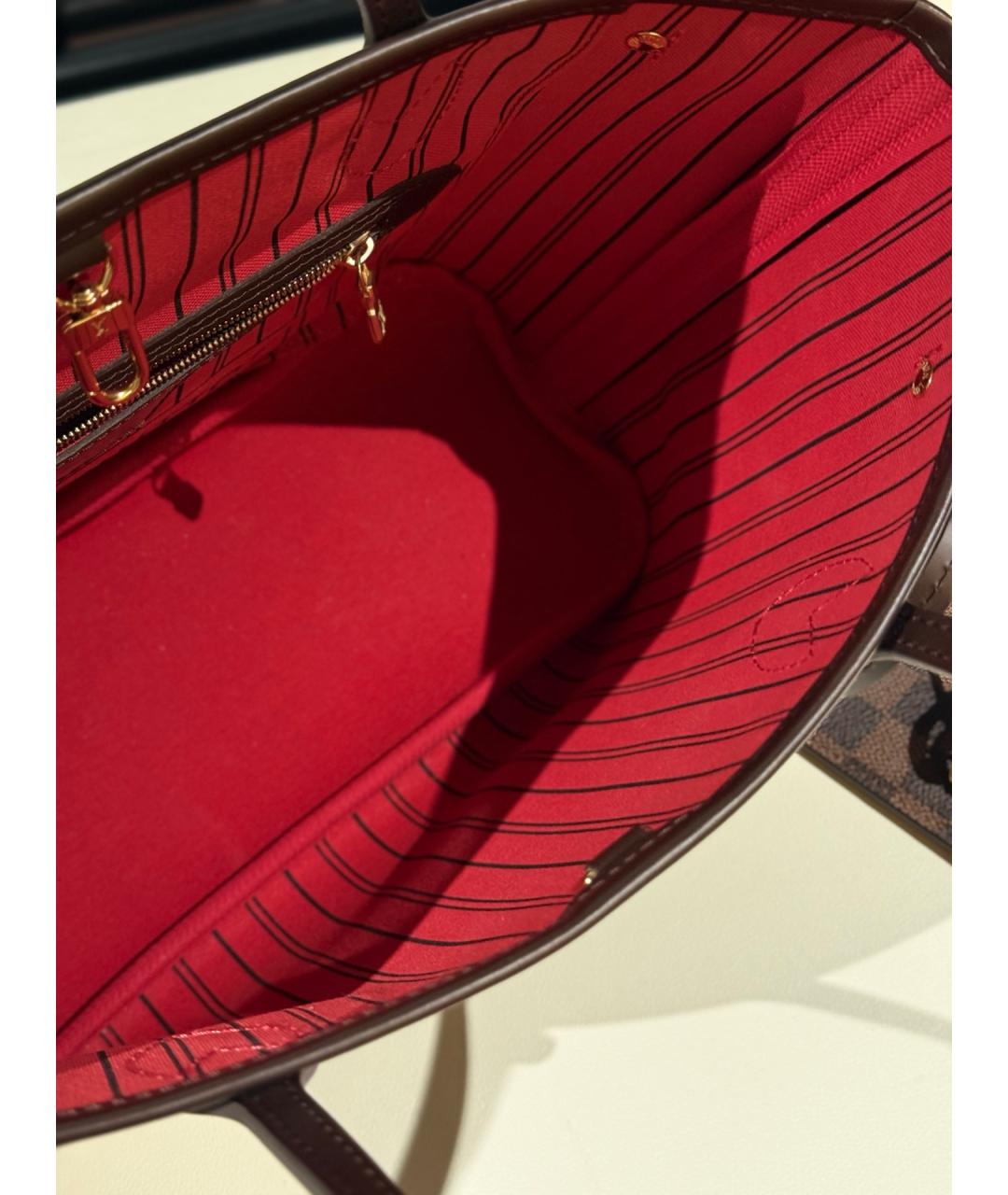 LOUIS VUITTON Коричневая сумка тоут, фото 4