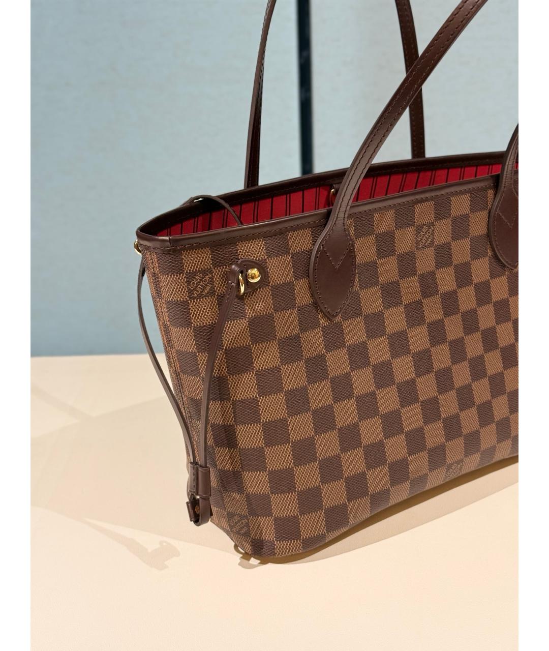 LOUIS VUITTON Коричневая сумка тоут, фото 7