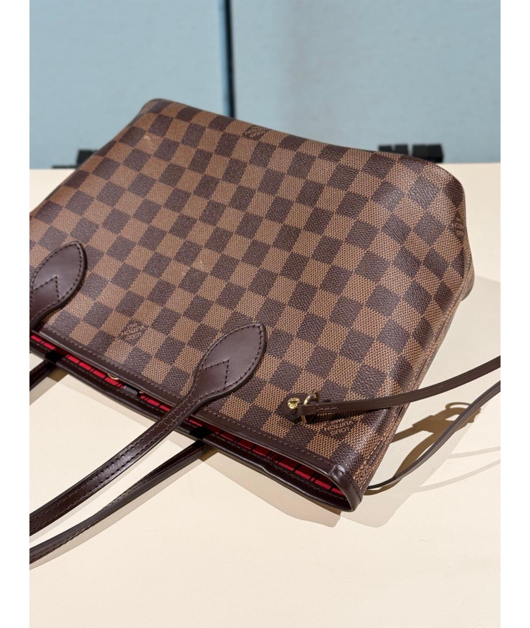 LOUIS VUITTON Коричневая сумка тоут, фото 8