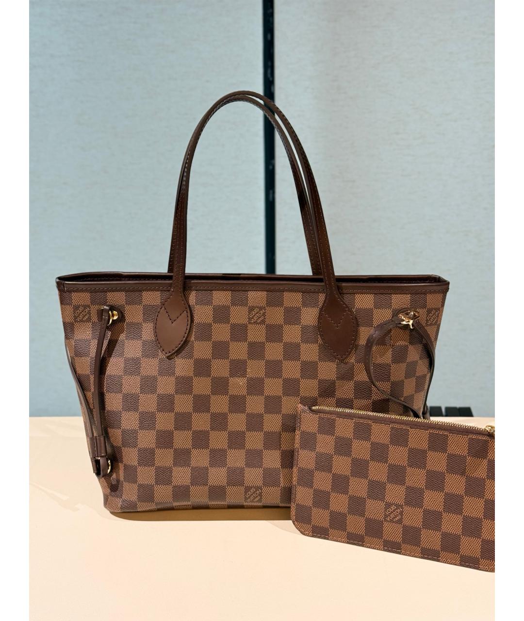 LOUIS VUITTON Коричневая сумка тоут, фото 2