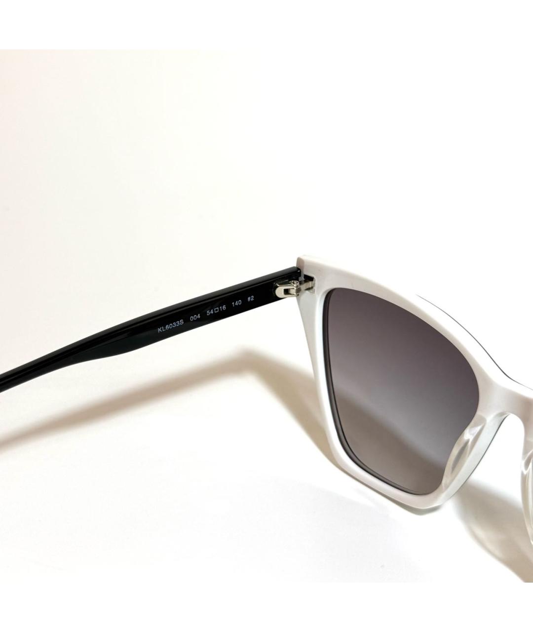 KARL LAGERFELD Черные пластиковые солнцезащитные очки, фото 4
