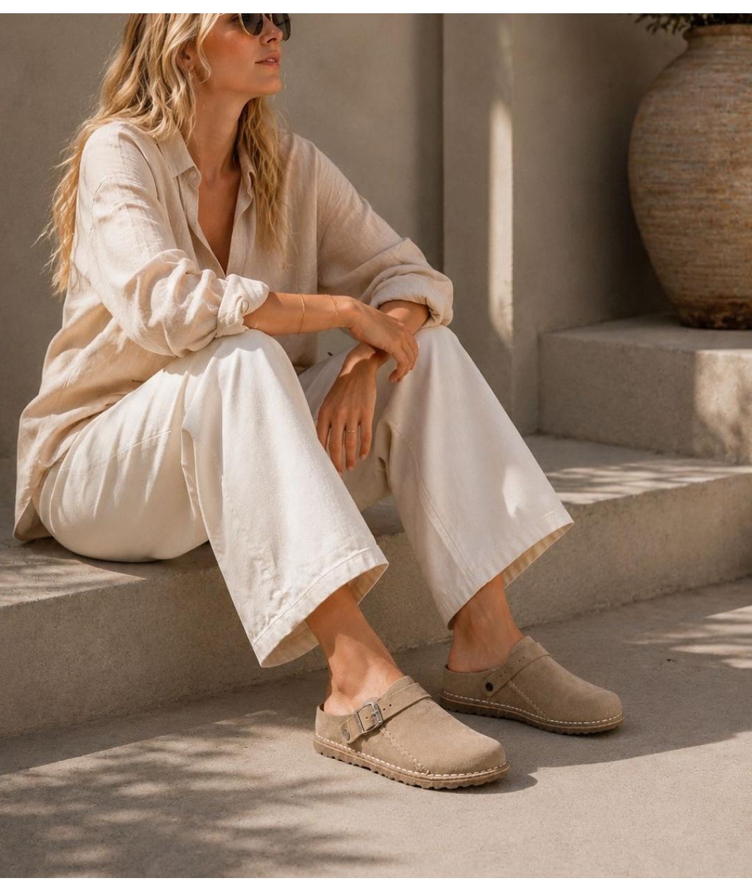 BIRKENSTOCK Замшевые сабо, фото 3