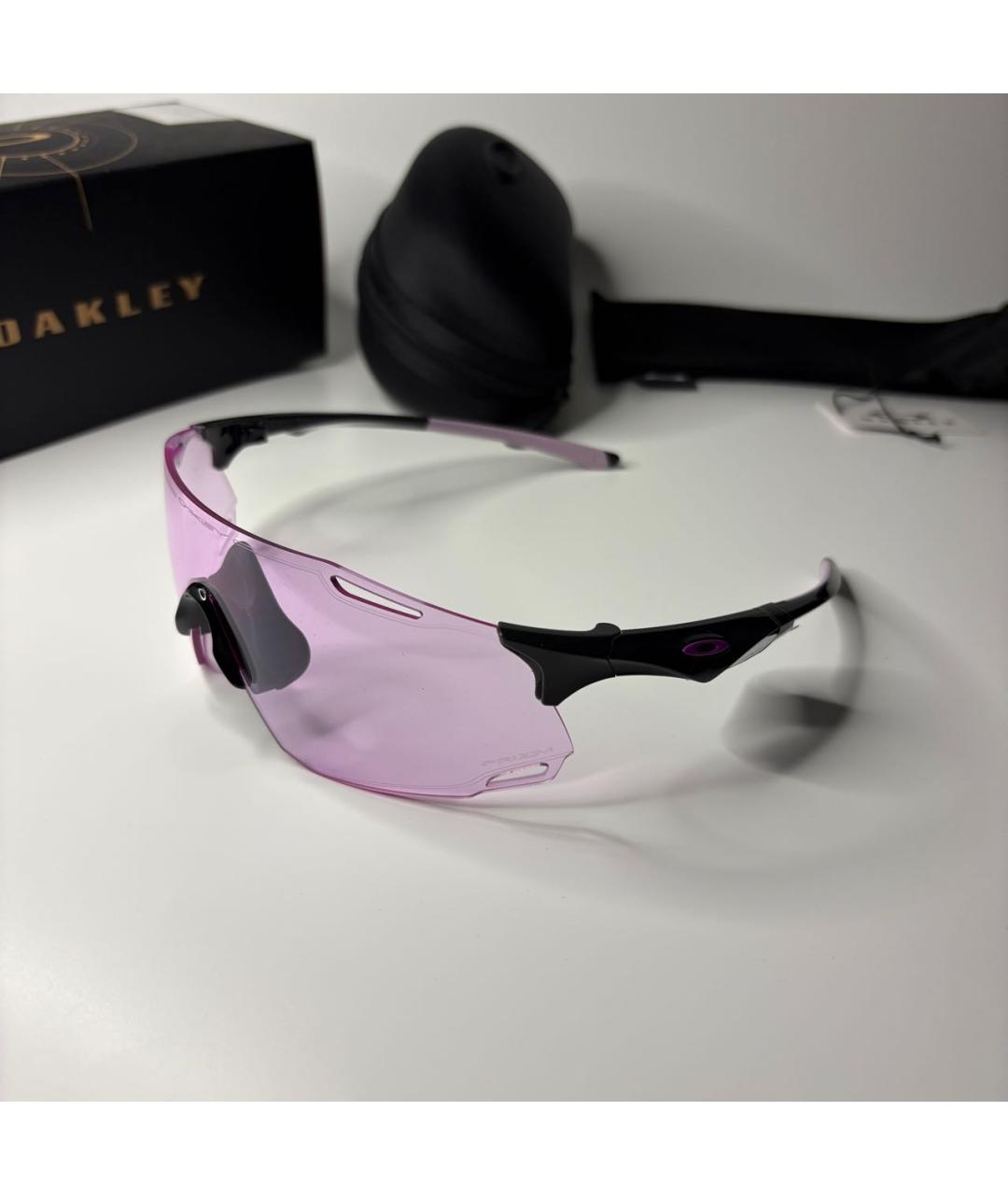 OAKLEY Розовые пластиковые солнцезащитные очки, фото 5