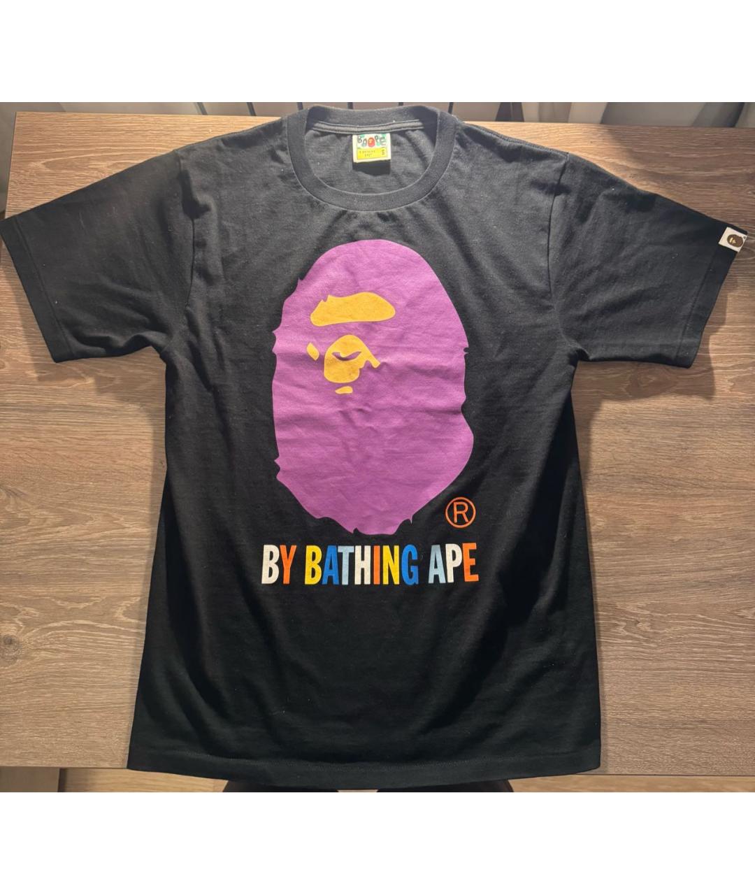BAPE Черная хлопковая футболка, фото 3
