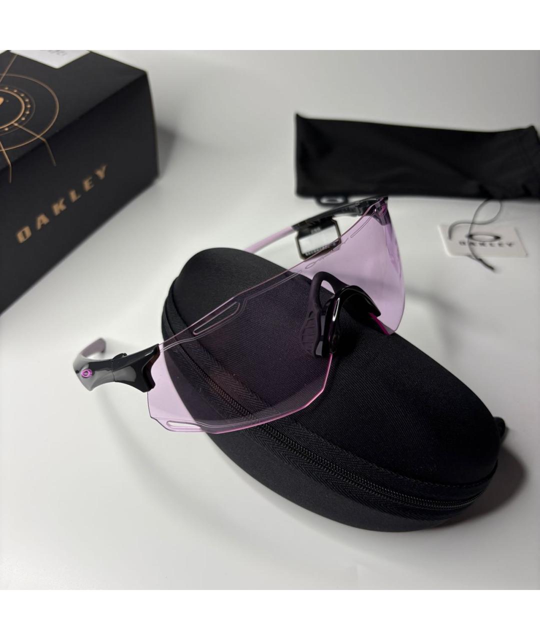 OAKLEY Розовые пластиковые солнцезащитные очки, фото 6