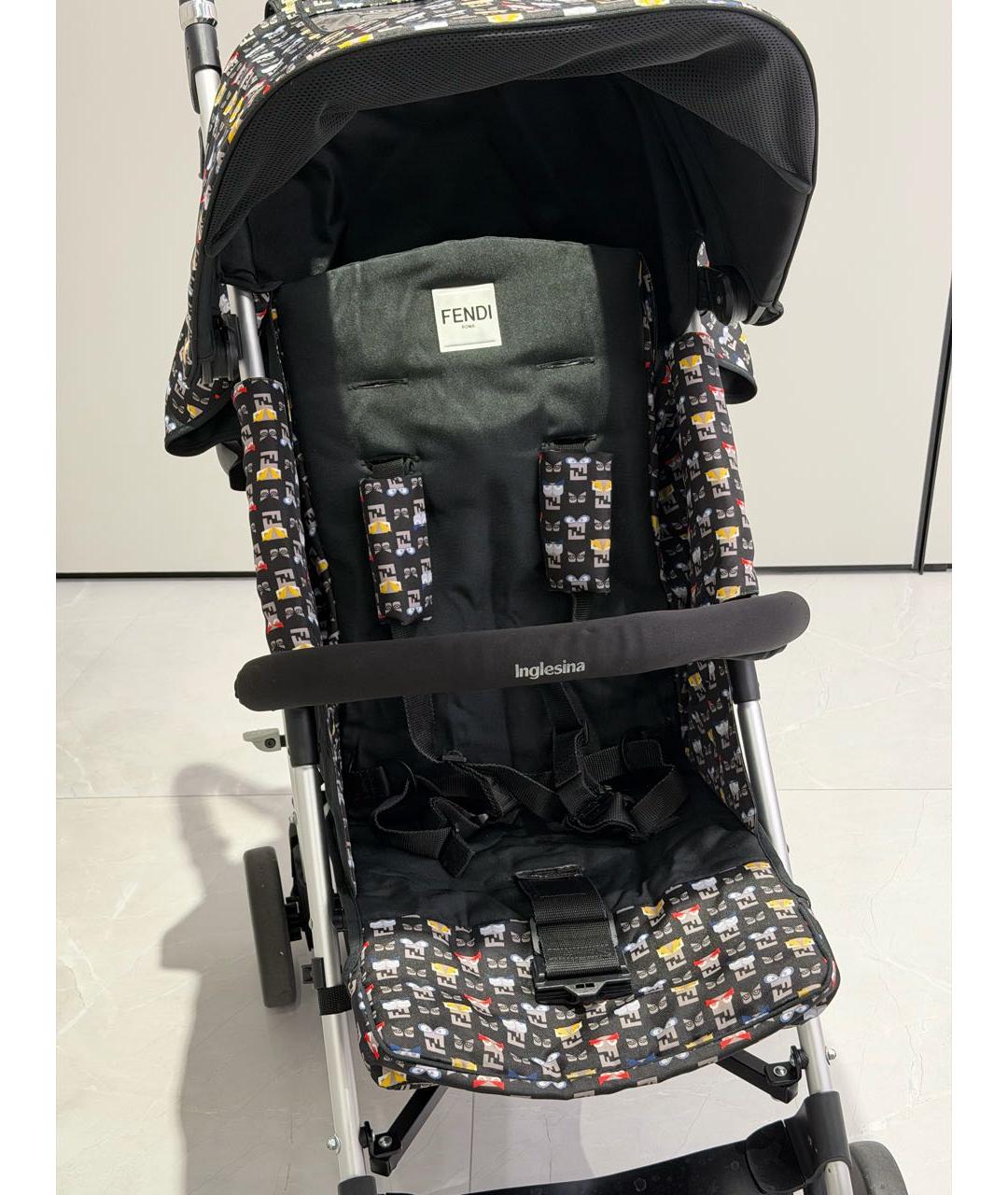 FENDI Черная коляска, фото 4