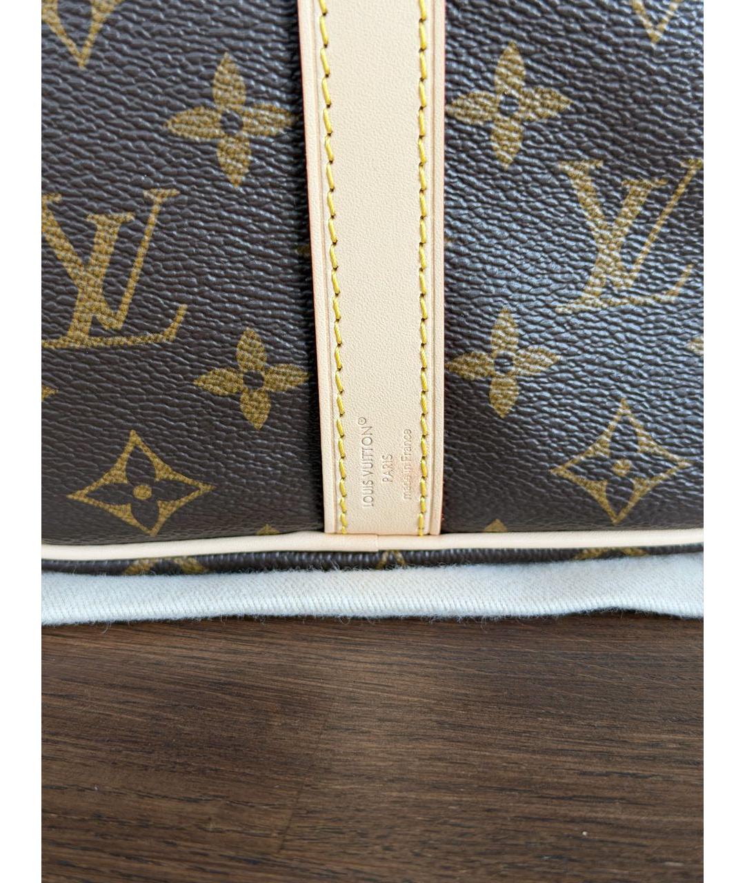 LOUIS VUITTON Коричневая сумка с короткими ручками, фото 6