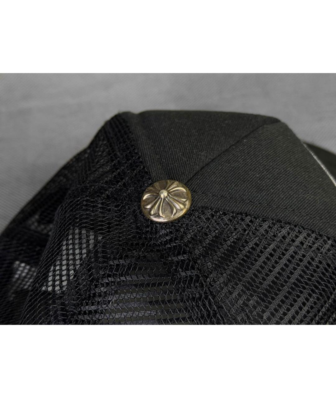 CHROME HEARTS Черная хлопковая кепка/бейсболка, фото 6