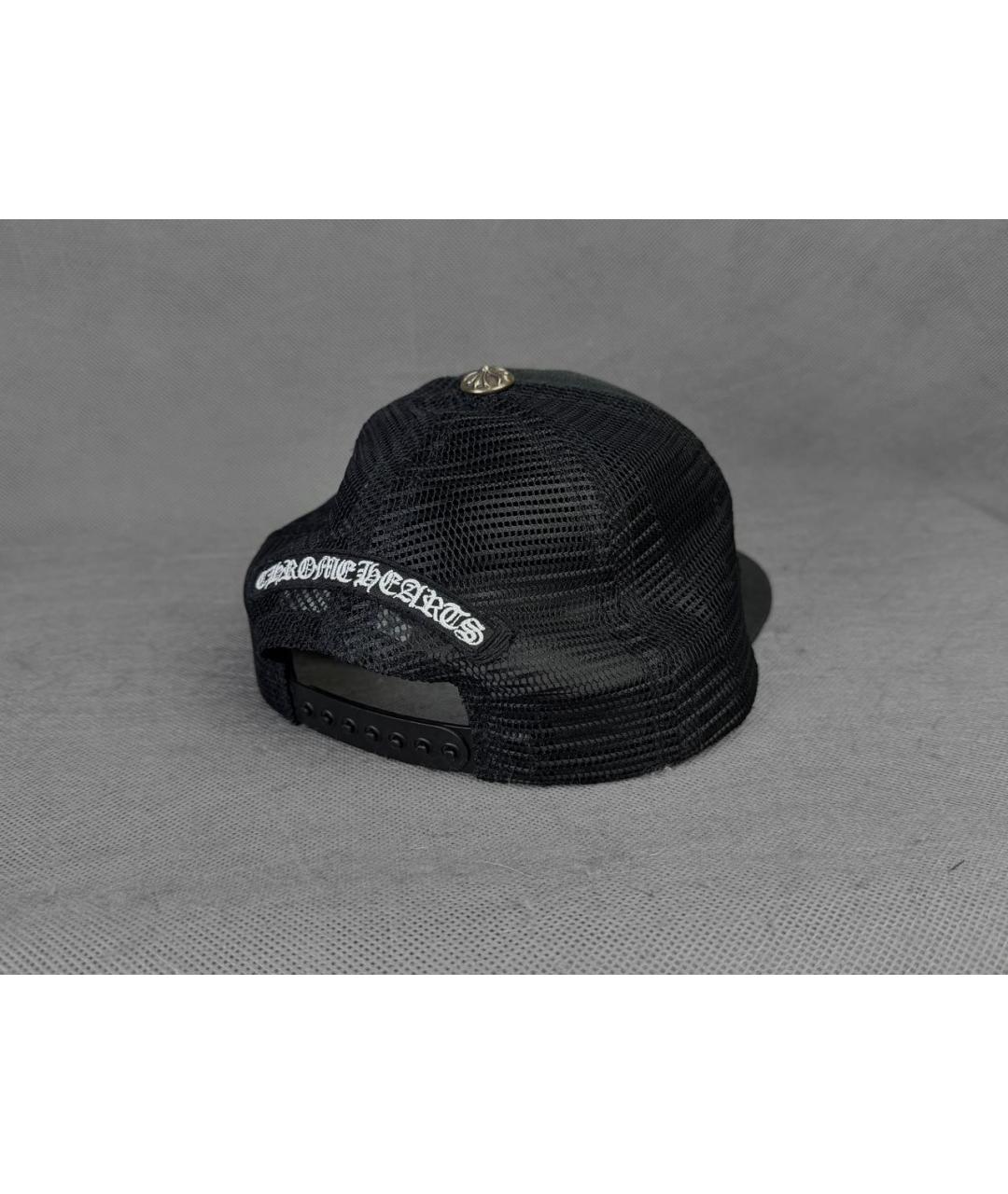 CHROME HEARTS Черная хлопковая кепка/бейсболка, фото 3