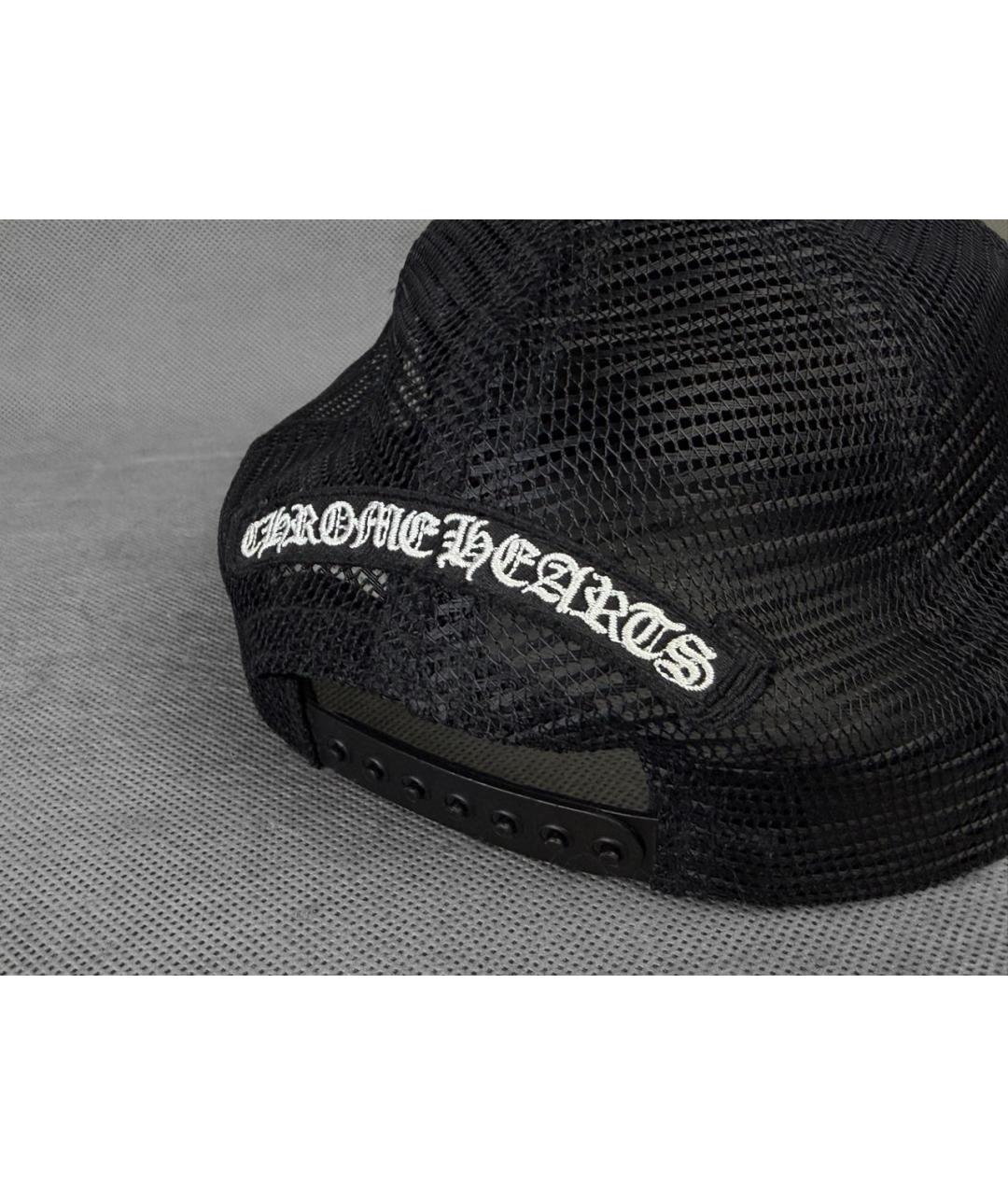 CHROME HEARTS Черная хлопковая кепка/бейсболка, фото 5