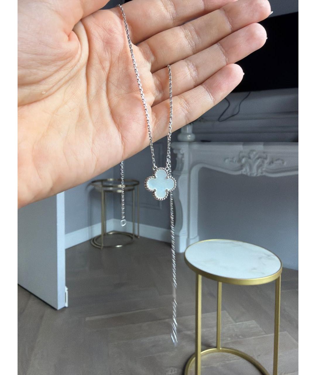 VAN CLEEF & ARPELS Белая подвеска из белого золота, фото 4