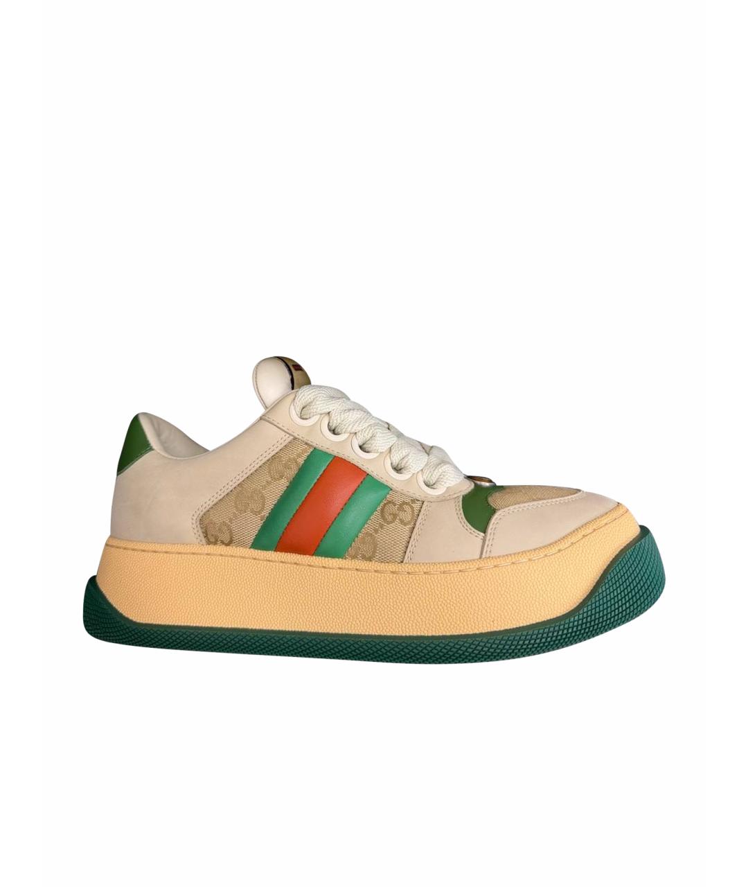 GUCCI Кожаные кеды, фото 1