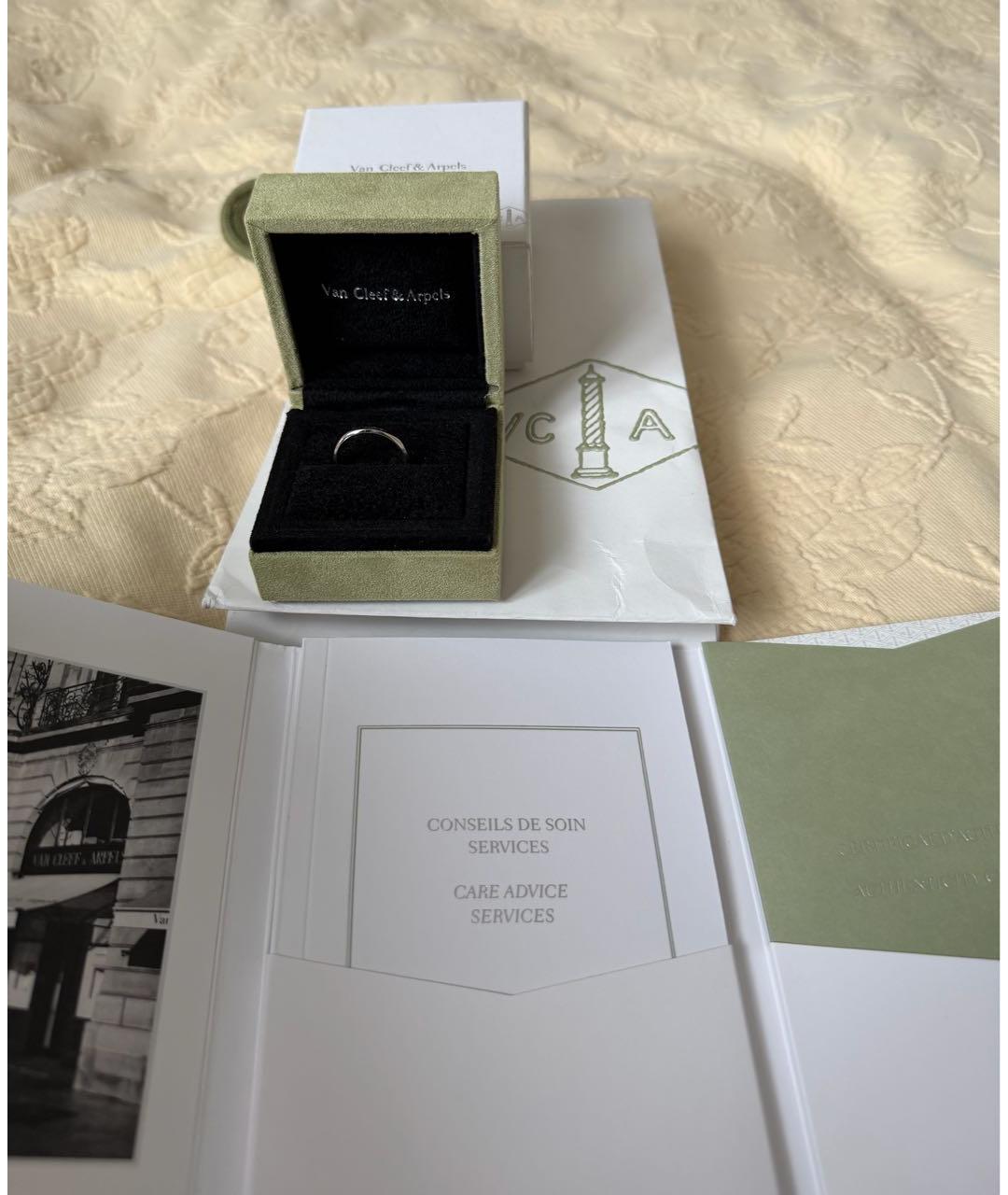 VAN CLEEF & ARPELS Серебряное платиновое кольцо, фото 4