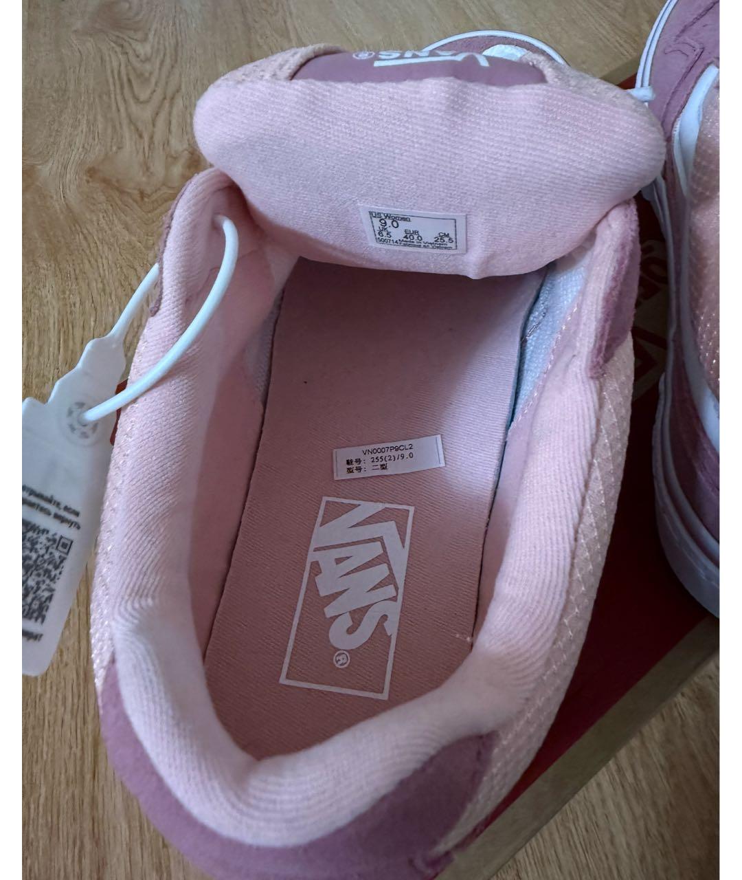 VANS Розовые замшевые кеды, фото 4