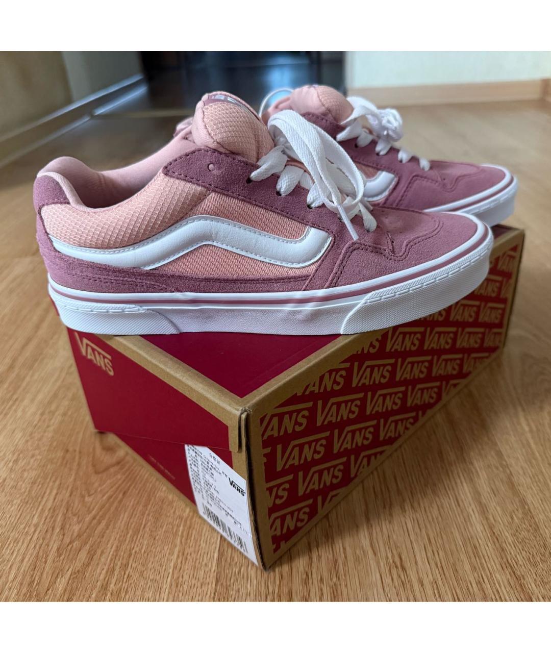 VANS Розовые замшевые кеды, фото 6