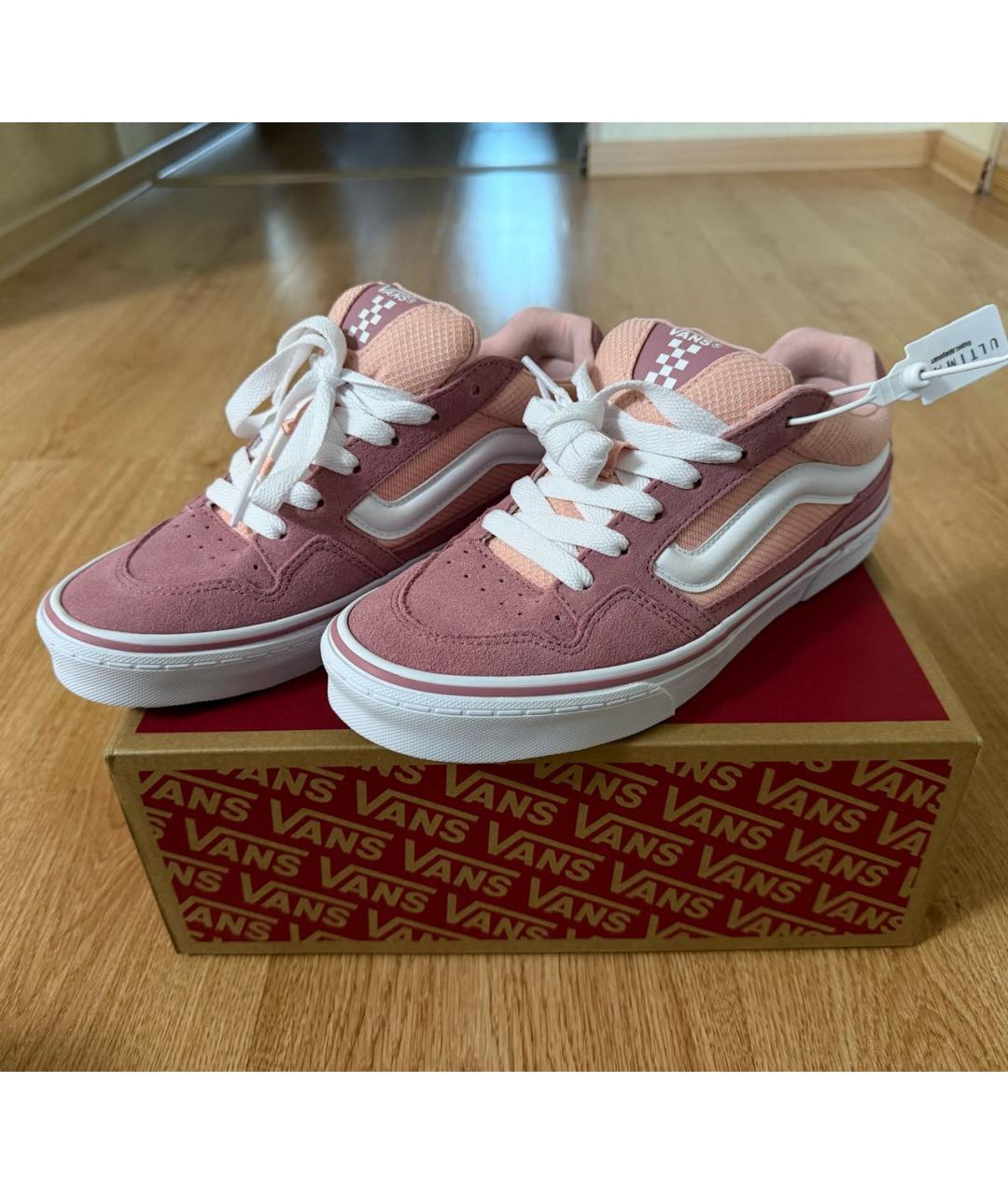 VANS Розовые замшевые кеды, фото 2